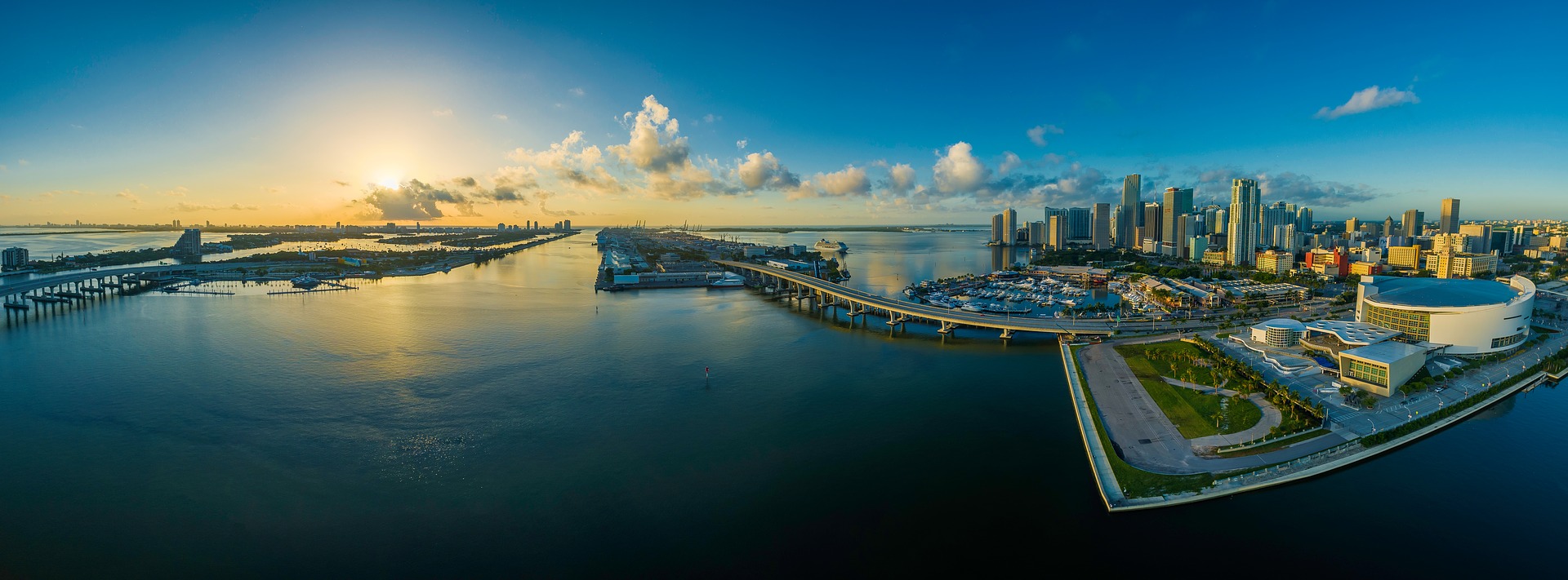 Panorama View of Miami, Florida | Breast Cancer Car Donations