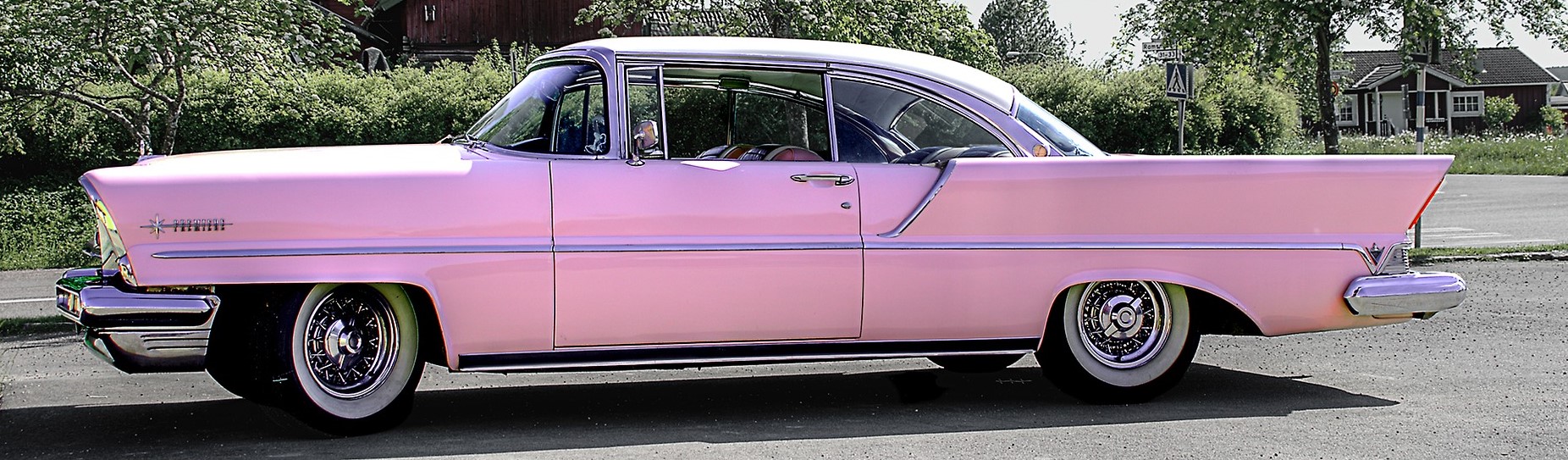 Pink Oldtimer Car | Breast Cancer Car Donations
