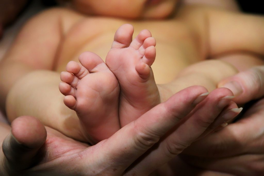 Newly Born Baby's Little Feet | Breast Cancer Car Donations