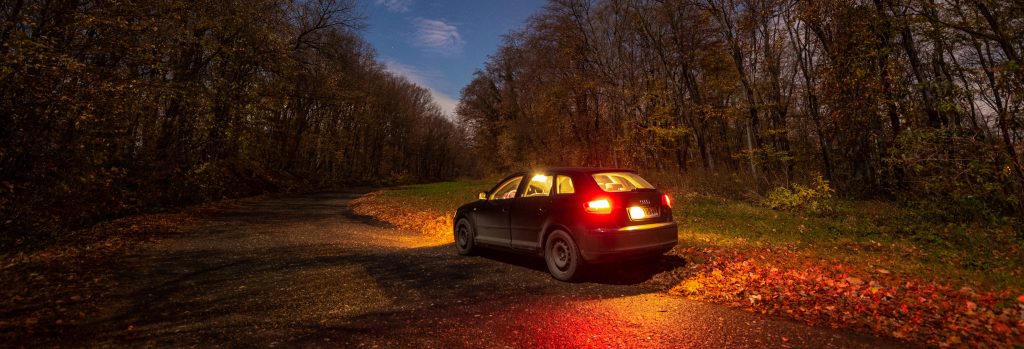 Car at Night Outdoors | Breast Cancer Car Donations