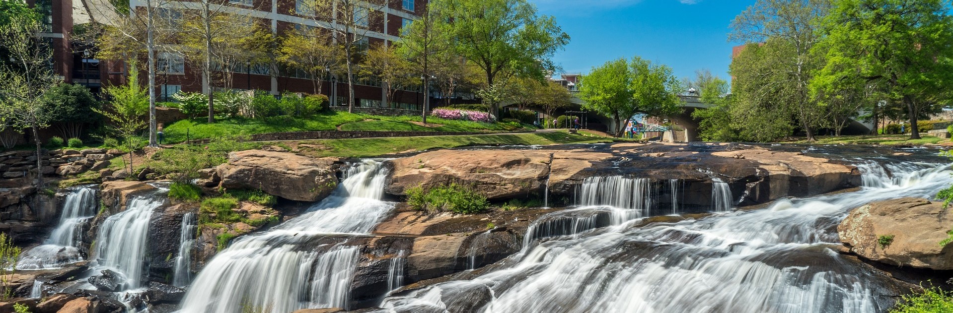 Falls Park in Greenville, South Carolina | Breast Cancer Car Donations