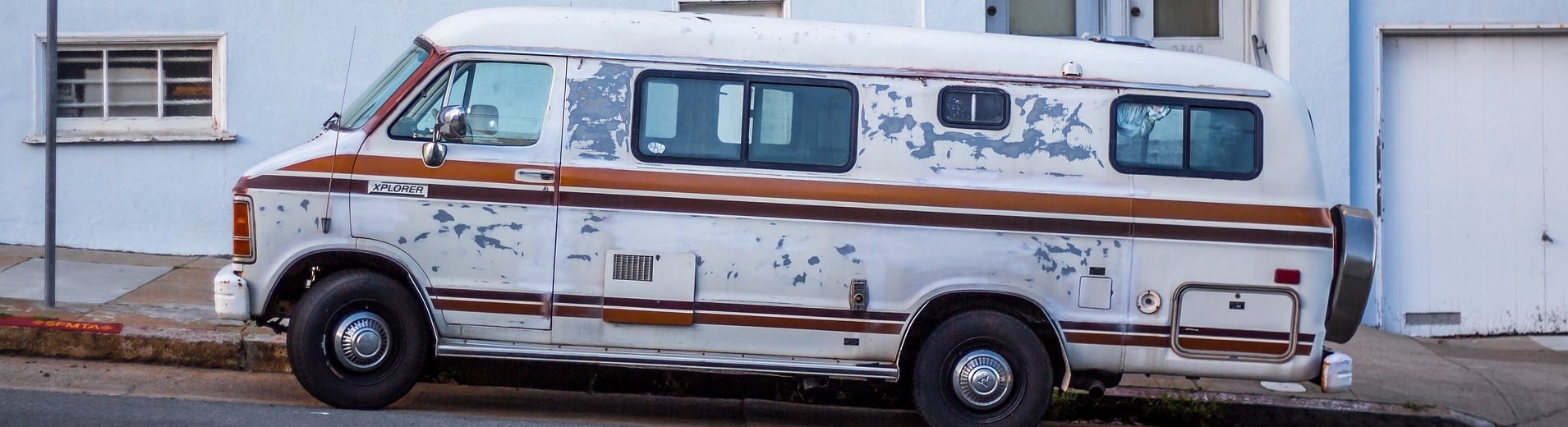 Old Parked Van | Breast Cancer Car Donations
