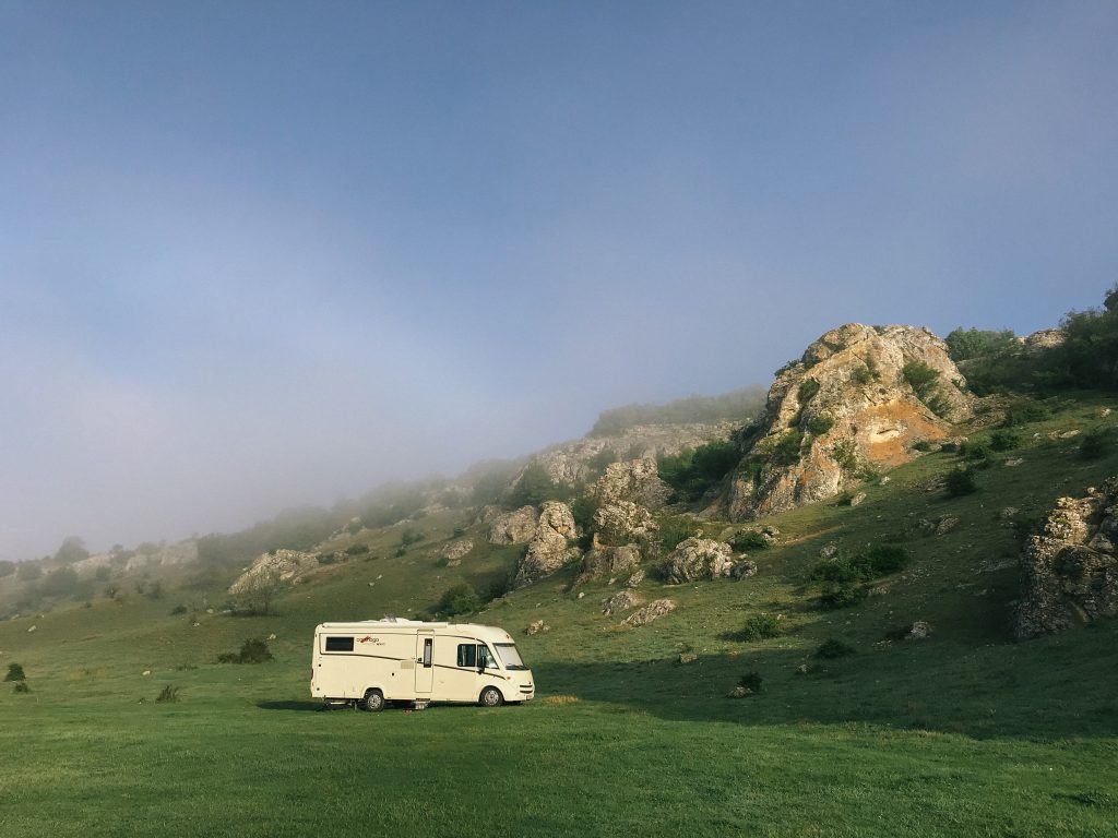 Parked RV Outdoors | Breast Cancer Car Donations