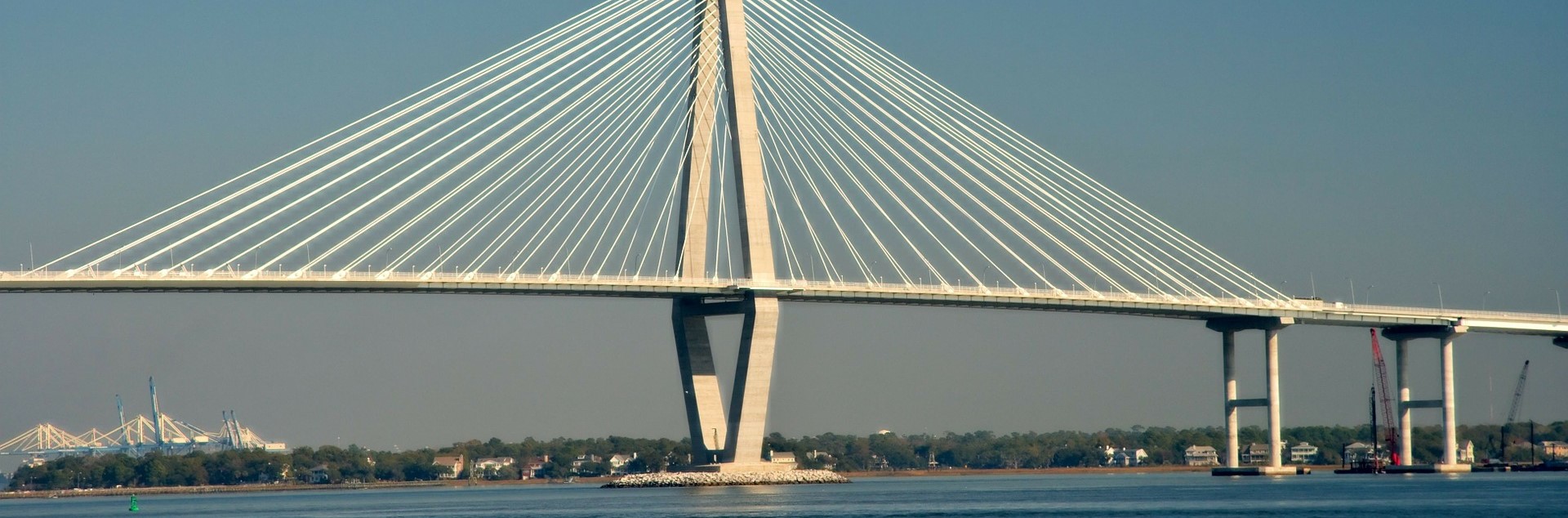 Suspension Bridge in Charleston, South Carolina | Breast Cancer Car Donations