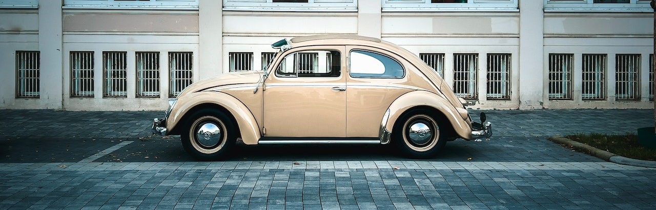 A Vintage Beige Volkswagen Beetle | Breast Cancer Car Donations