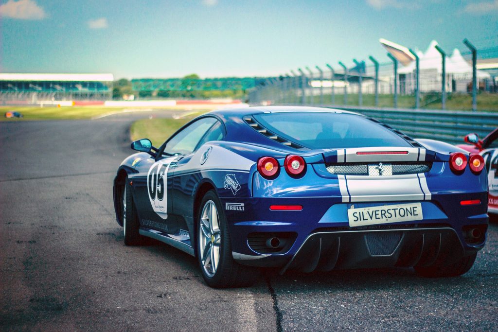 Blue Ferrari | Breast Cancer Car Donations