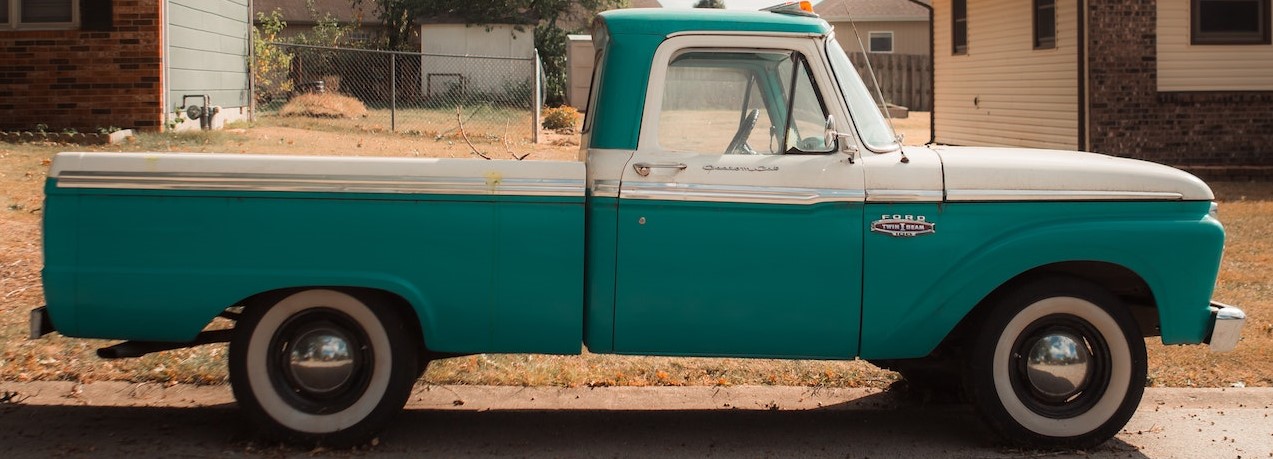 Photo of Classic Pickup Truck Parked on Roadside | Breast Cancer Car Donations