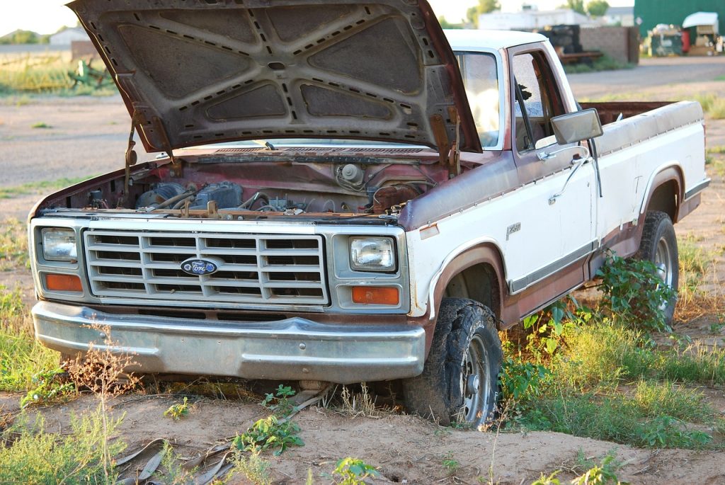 Junk Ford Pick Up Truck | Breast Cancer Car Donations