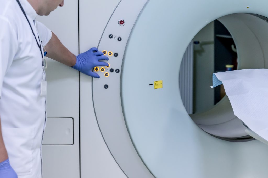 MRI Personel Operating the Machine | Breast Cancer Car Donations