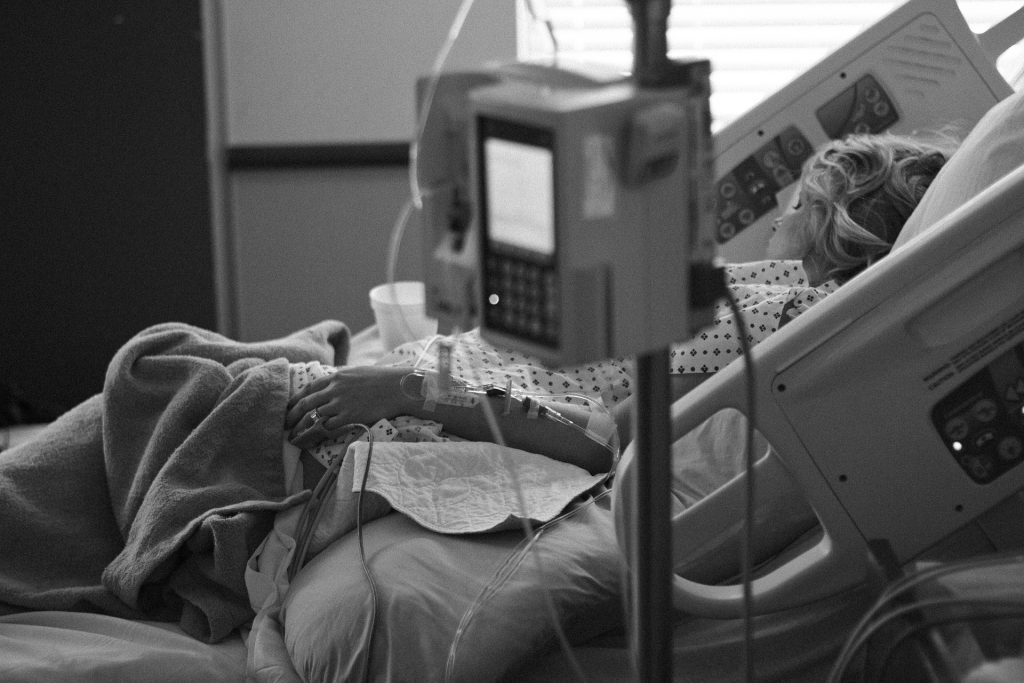 Woman in a Recovery Room | Breast Cancer Car Donations