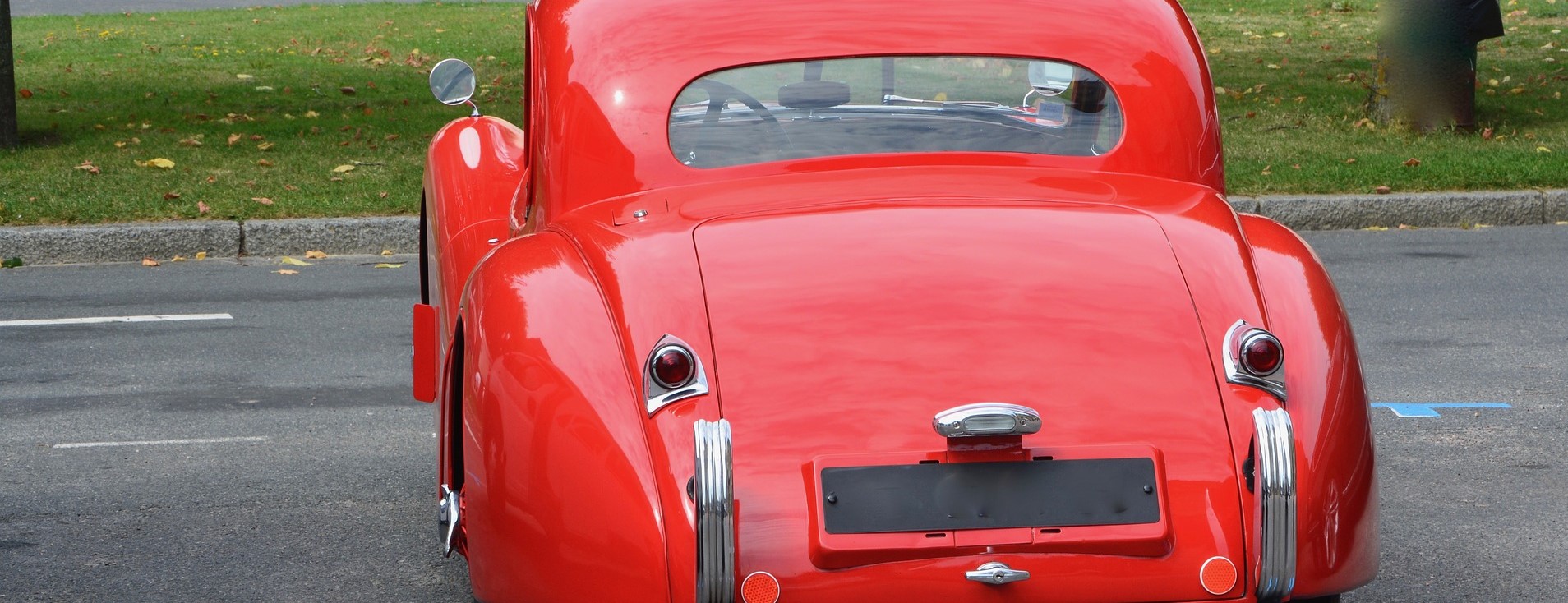 Red Oldtimer Car in New Haven, CT | Breast Cancer Car Donations