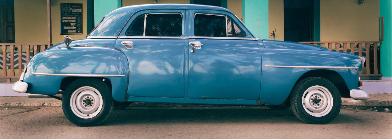 Classic Blue Car | Breast Cancer Car Donations