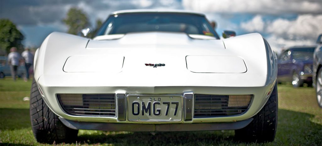 White Corvette in Vermont | Breast Cancer Car Donations