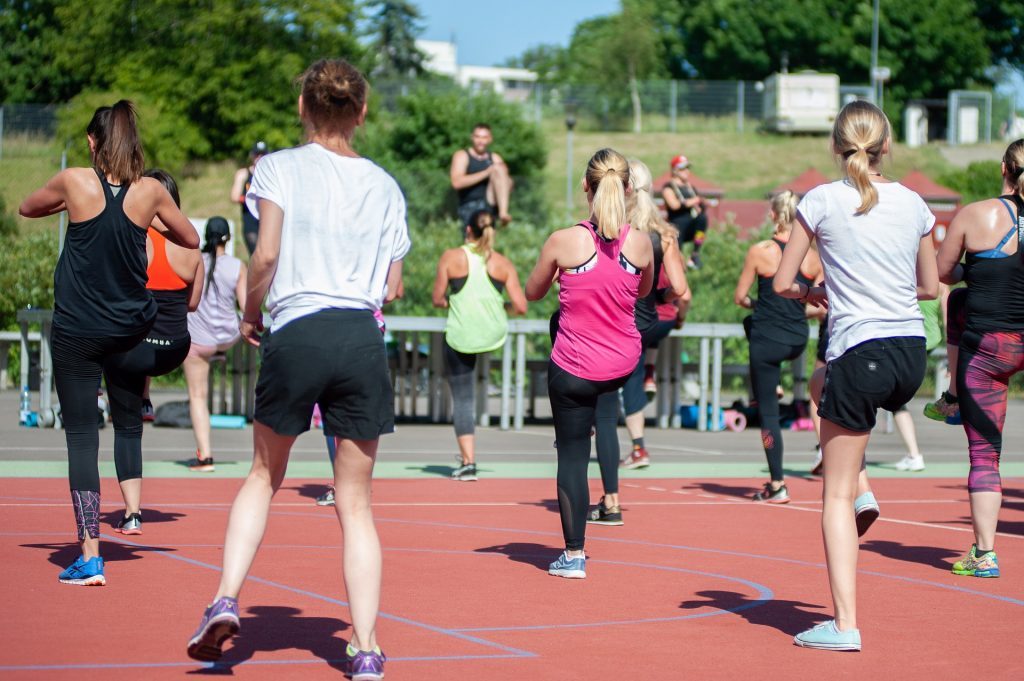 Women Workout Outdoors | Breast Cancer Car Donations