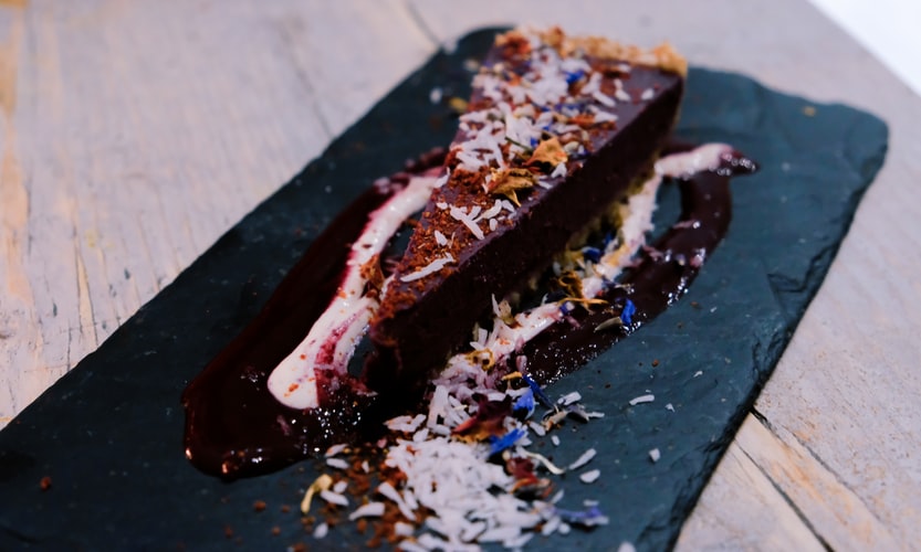 Sliced Chocolate Cake | Breast Cancer Car Donations