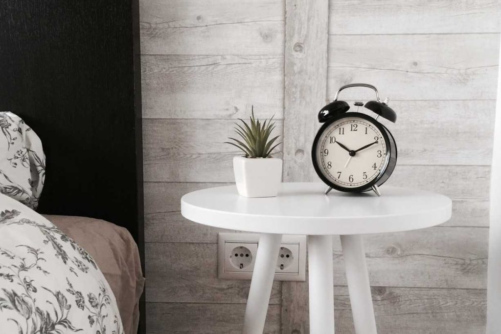 Clock Sitting Beside the Bed | Breast Cancer Car Donations