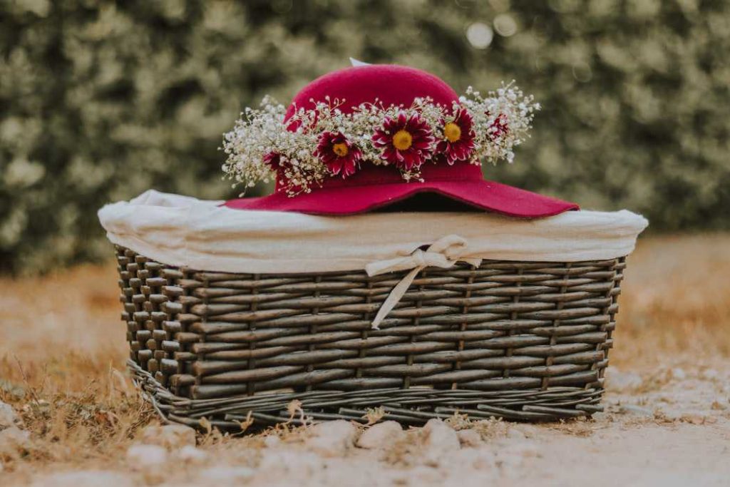 Basket and Hat for Picnic | Breast Cancer Car Donations