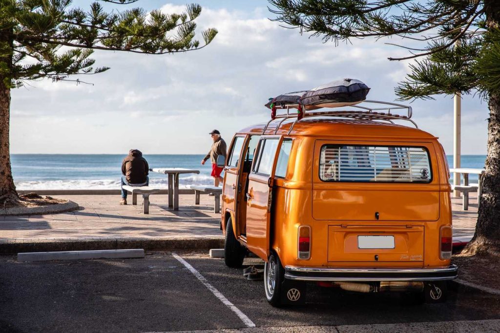 Orange Van in Summer | Breast Cancer Car Donations