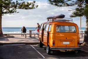 Orange Van in Summer | Breast Cancer Car Donations