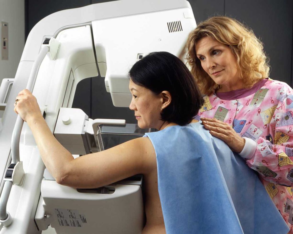 Woman Receives Mammogram | Breast Cancer Car Donations