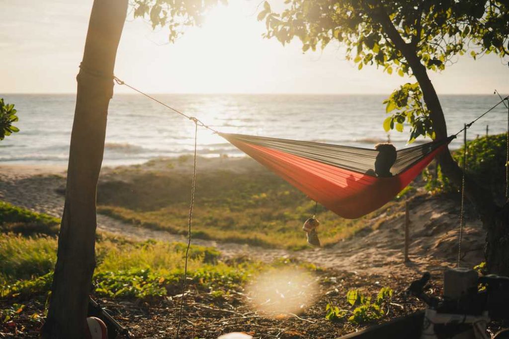 Relaxing in a Hammock | Breast Cancer Car Donations