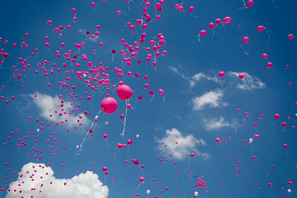 Pink Balloons for Breast Cancer Awareness | Breast Cancer Car Donations
