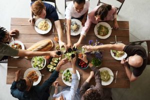 Dinner Party with Friends | Breast Cancer Car Donations
