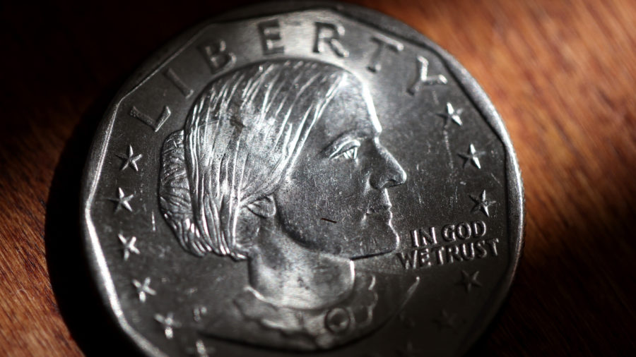 One Dollar Coin with Susan B. Anthony Face | Breast Cancer Car Donations