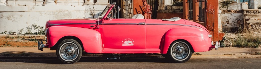 Parked Pink Car | Breast Cancer Car Donations