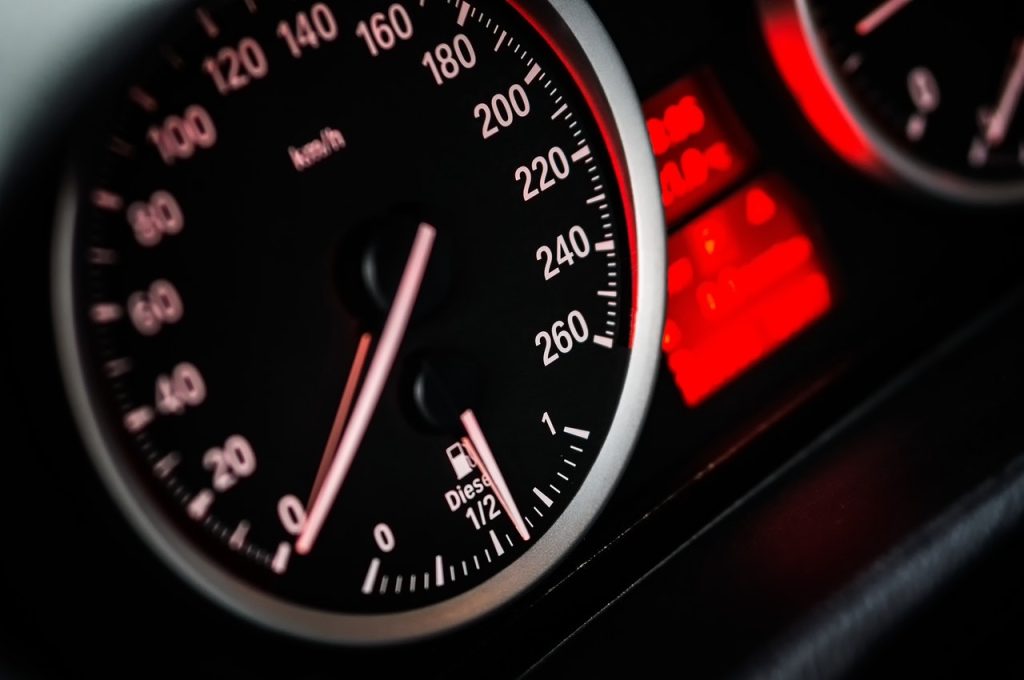 Speedometer Gauge Reading at Zero | Breast Cancer Car Donations