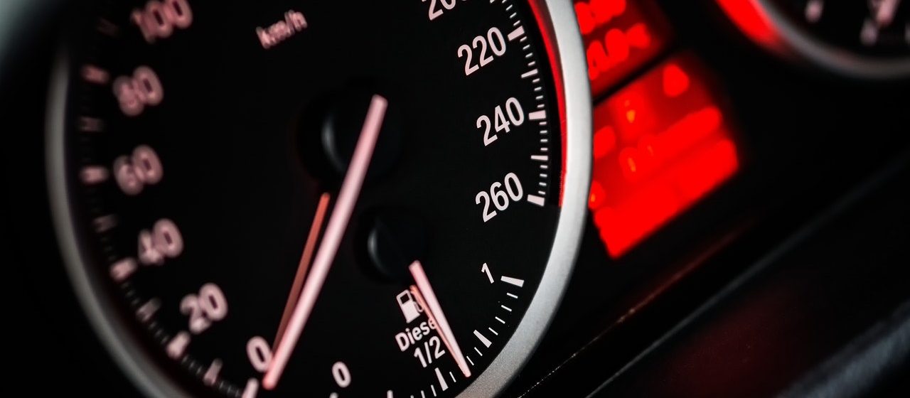 Speedometer Gauge Reading at Zero | Breast Cancer Car Donations