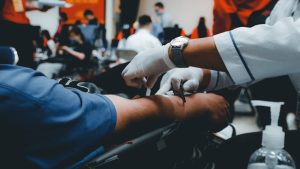 Person Prepared for Blood Donation | Breast Cancer Car Donations