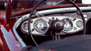 Black Steering Wheel | Breast Cancer Car Donations