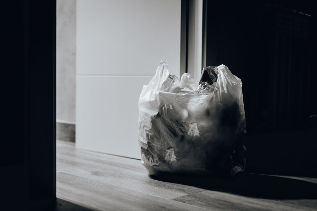 Plastic Bag with Garbage Inside | Breast Cancer Car Donations
