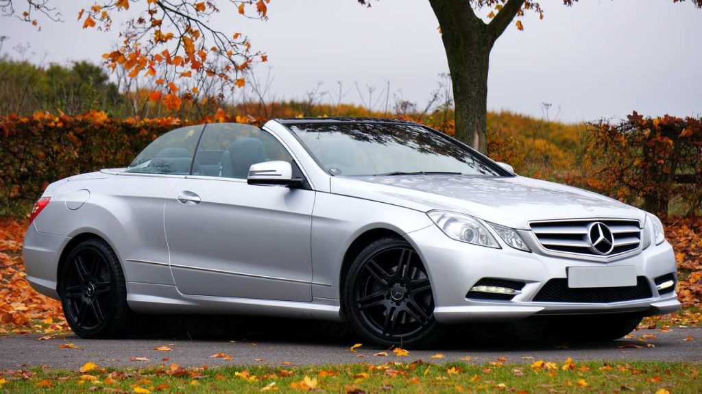 Car Parked in Fall Season | Breast Cancer Car Donations