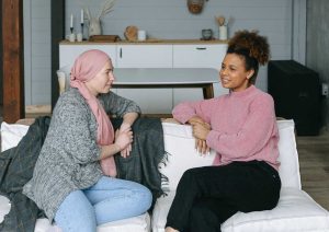 Women Having a Chat | Breast Cancer Car Donations