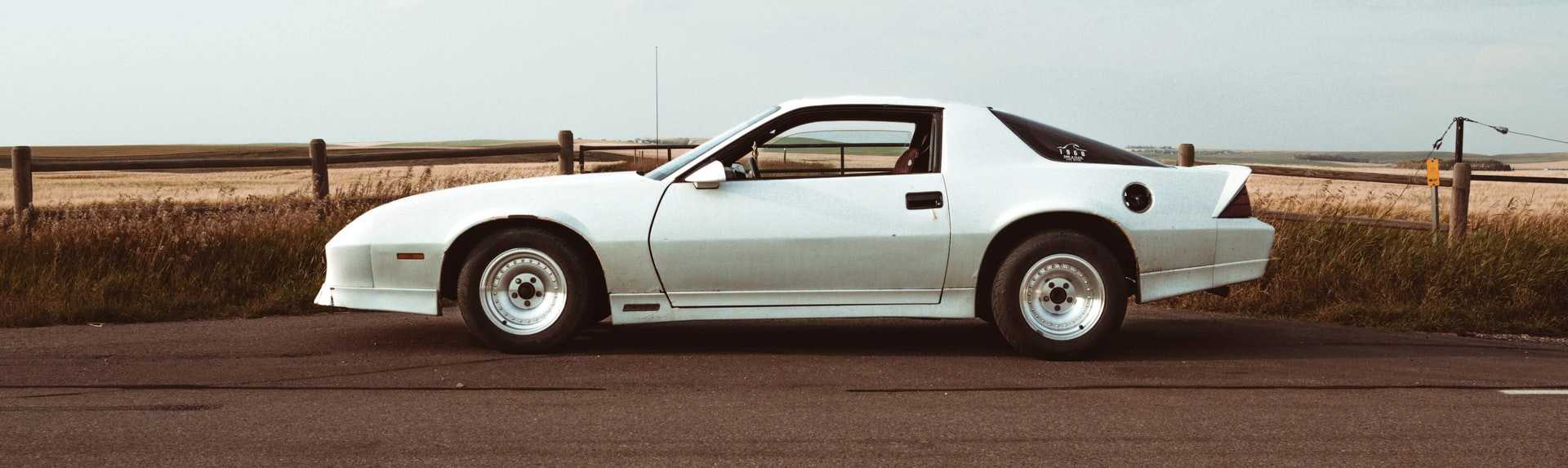 Classic 1988 White Camaro | Breast Cancer Car Donations