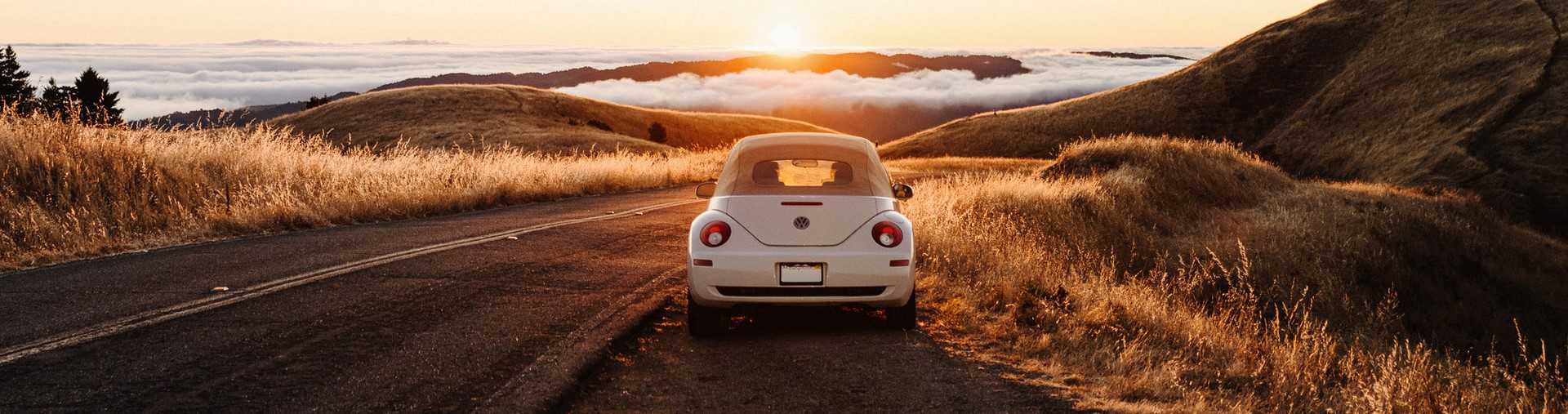Driving White Car in California | Breast Cancer Car Donations