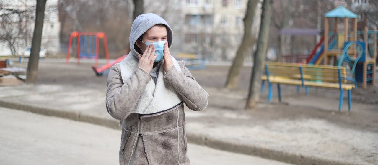 Woman Wearing Face Mask | Breast Cancer Car Donations