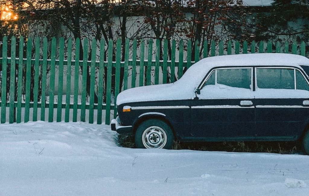 Stranded Car in Snow | Breast Cancer Car Donations