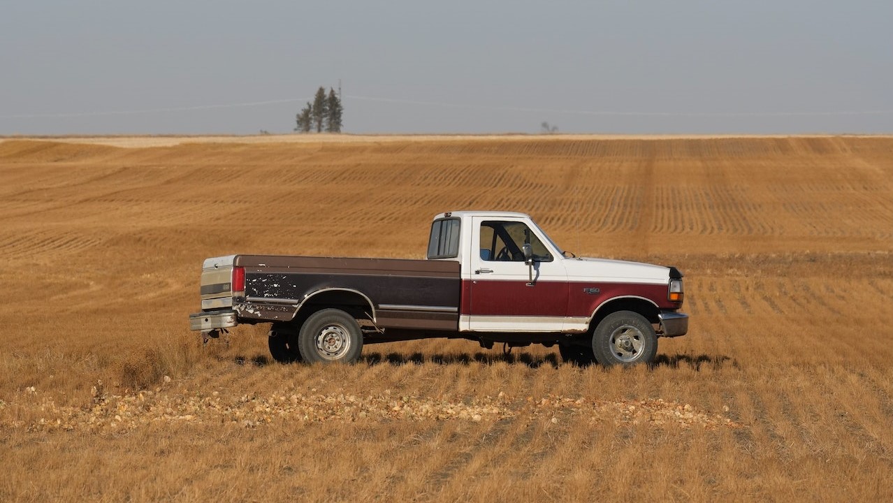 Pickup Truck in Field | Breast Cancer Car Donations