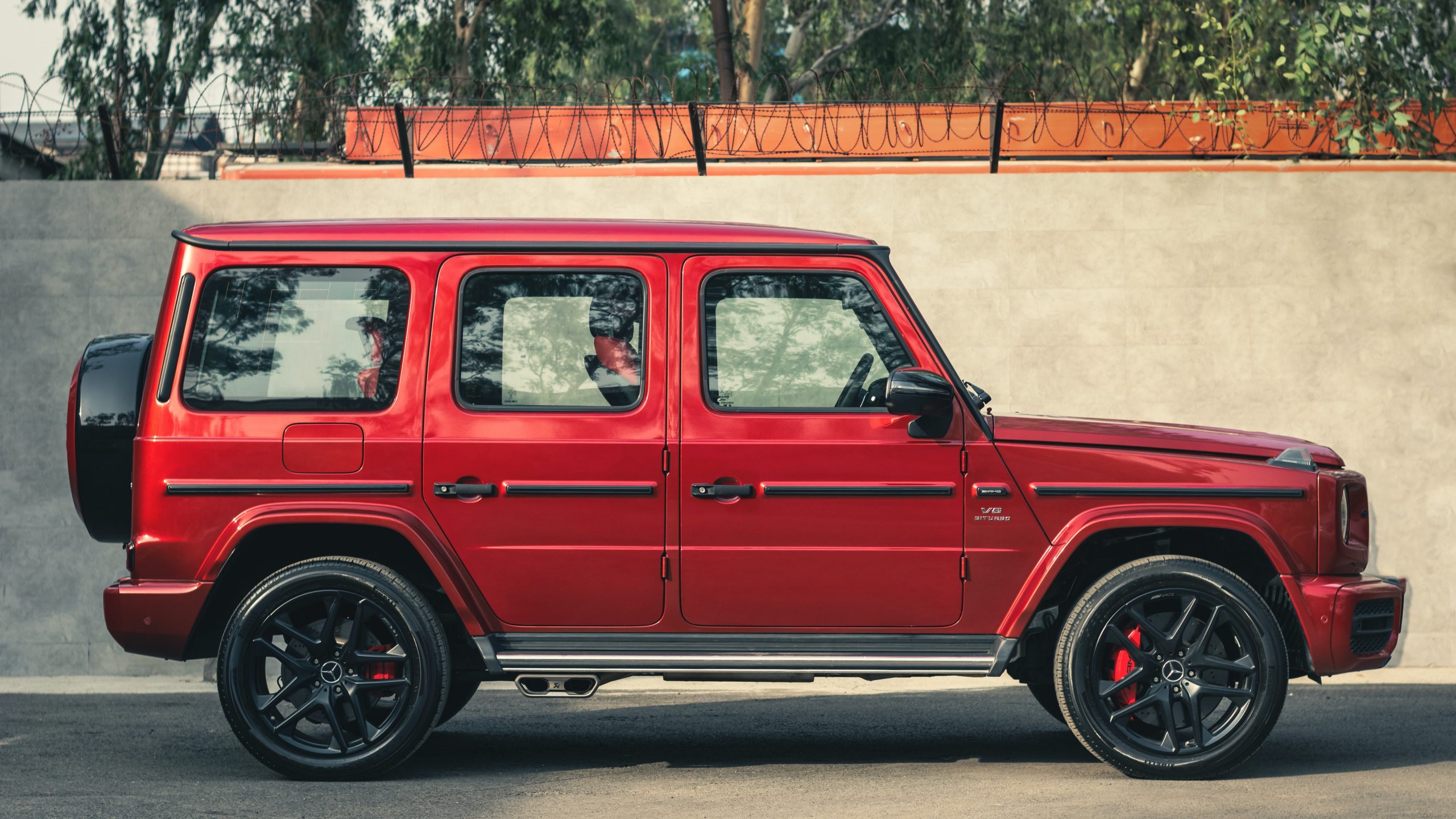 Red Mercedes-Benz G Class | Breast Cancer Car Donations
