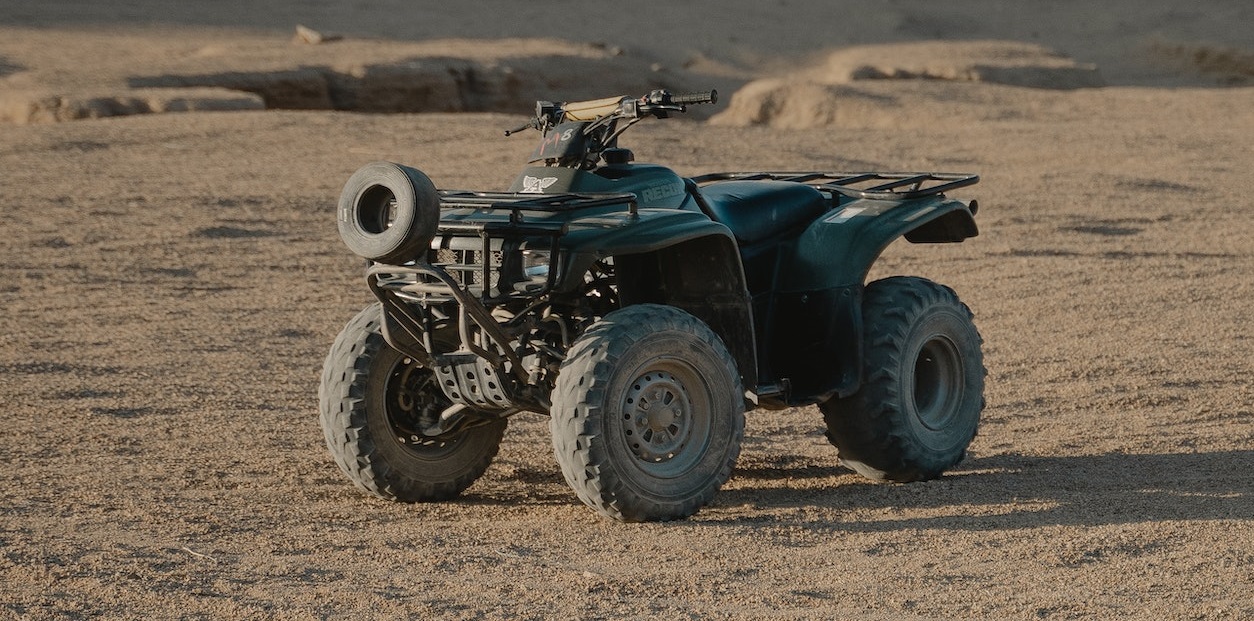 ATV in desert | Breast Cancer Car Donations