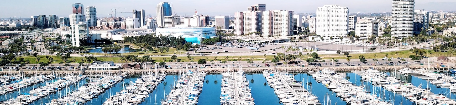 Boat dock in Long Beach | Breast Cancer Car Donations