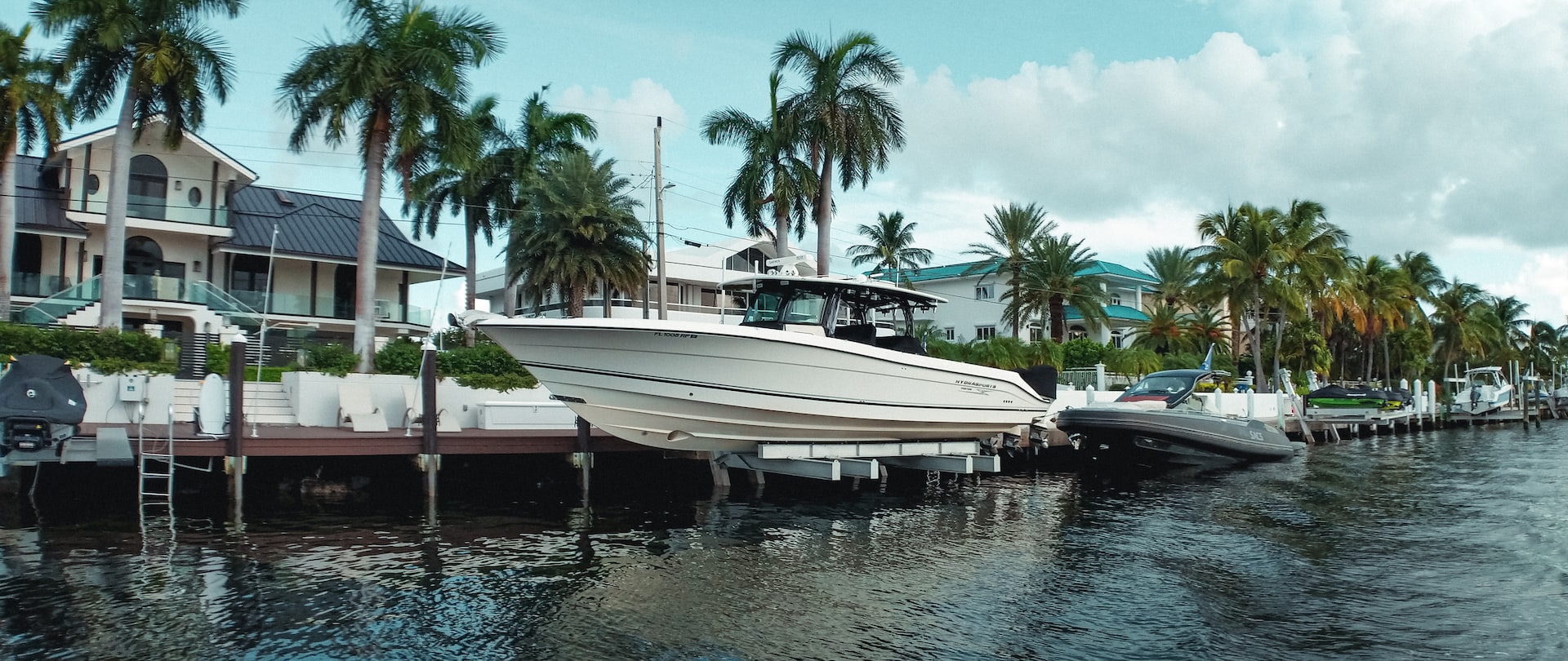 Bowrider boat at the deck | Breast Cancer Car Donations