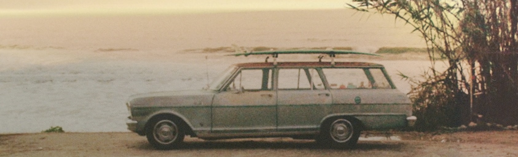 Classic Car parked near beach | Breast Cancer Car Donations