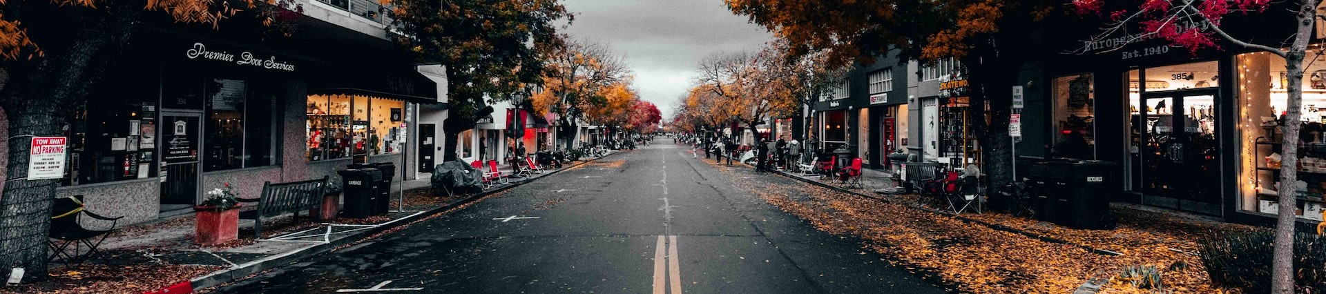 Empty street at los altos | Breast Cancer Car Donations