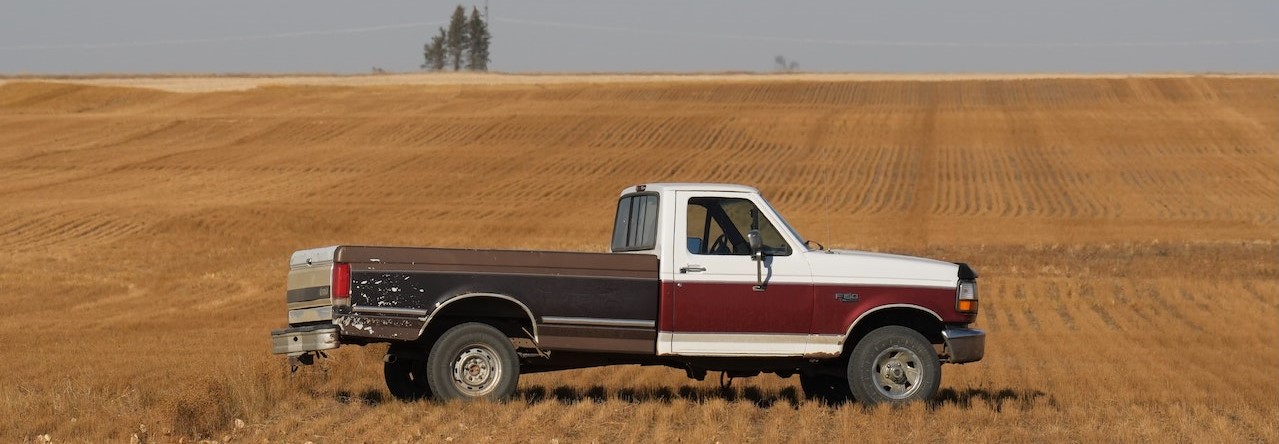 Pickup Truck in Field | Breast Cancer Car Donations