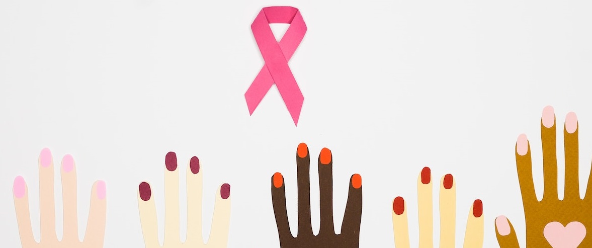Pink Ribbon around hands | Breast Cancer Car Donations