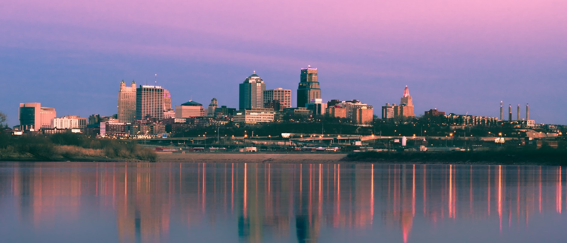 Pink nightsky in Kansas City | Breast Cancer Car Donations